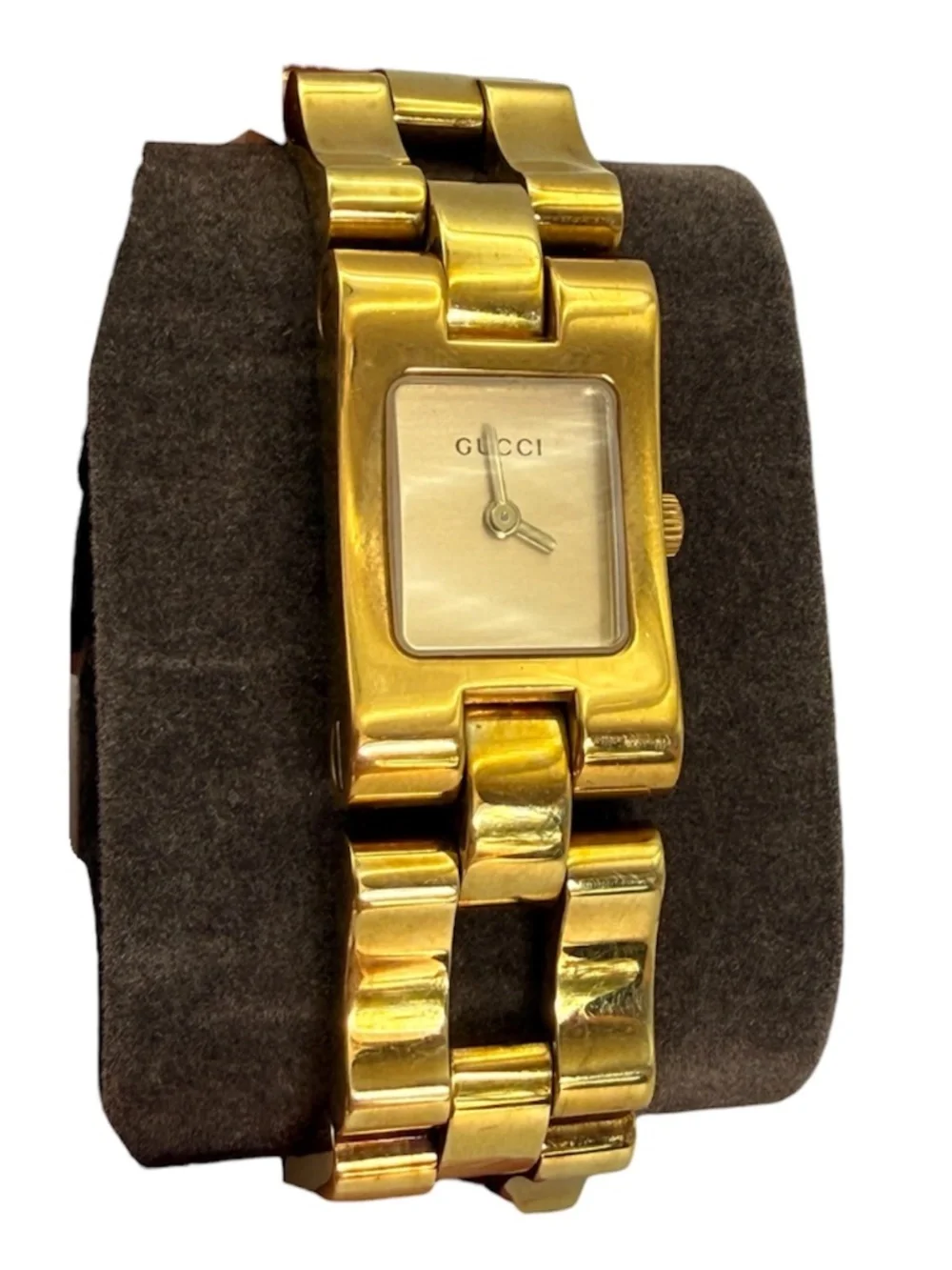 Vintage Gucci 2305L Gold Plated Swiss Quartz Watch - Working